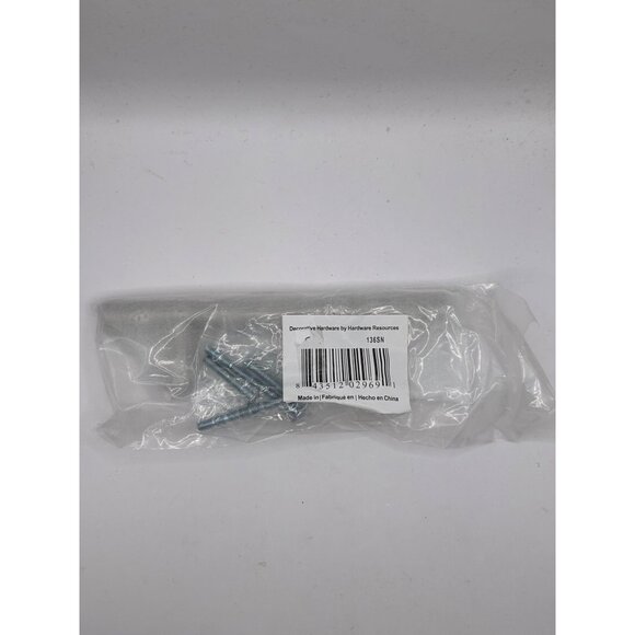 Elements Naples 5-3/8" Satin Nickel Cabinet Pull Handle With Screws - Picture 6 of 7